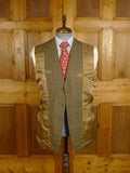 25/0965 superb 1990 vintage henry poole savile row bespoke gun check tweed sports jacket 40 regular