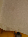 25/0966 vintage airey & wheeler piccadilly tropical weight beige wool flax mix travel blazer 39 long