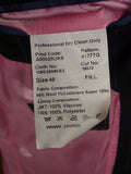 25/0975 new w/tags crombie super 120s black / brown & white pin-stripe wool & cashmere suit 39-40 long