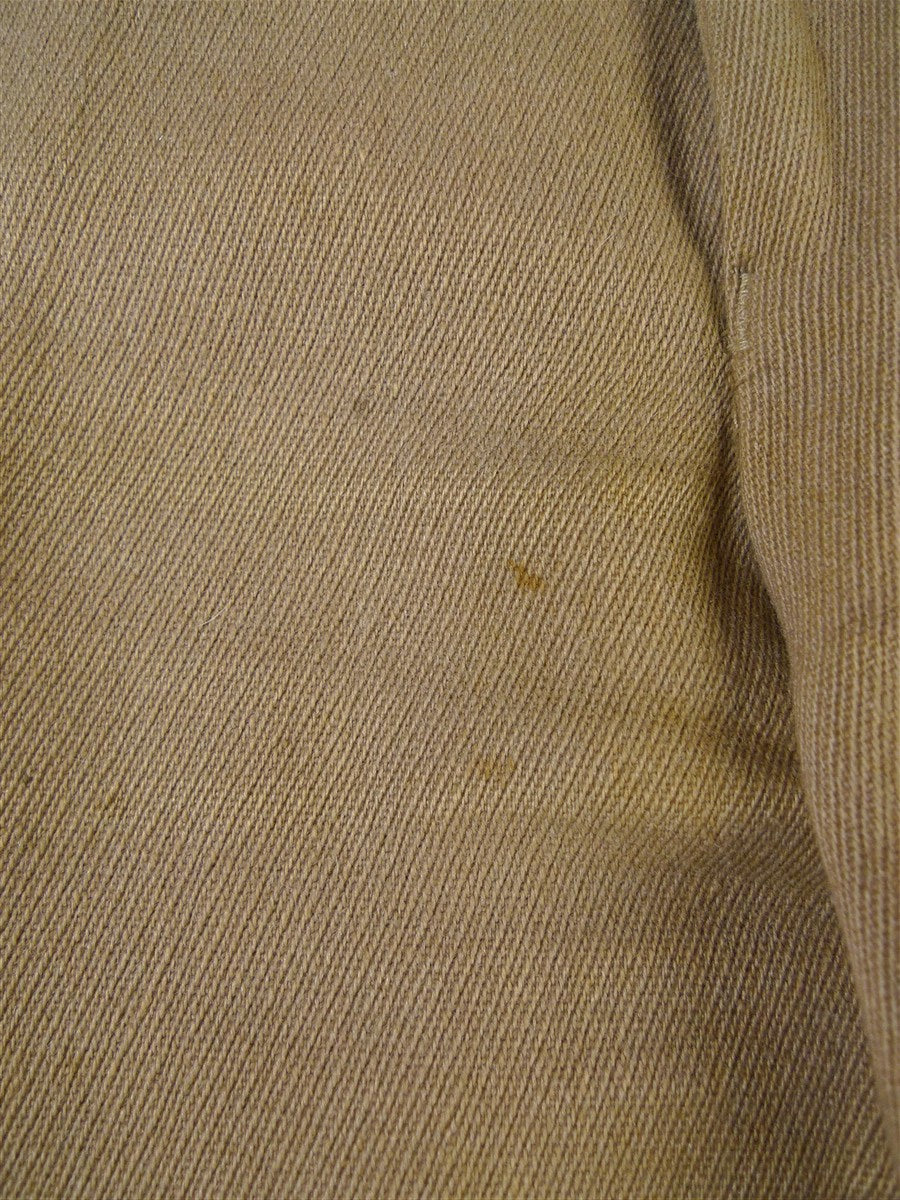 25/0947 vintage wool & cotton mix beige cavalry twill country trouser 34