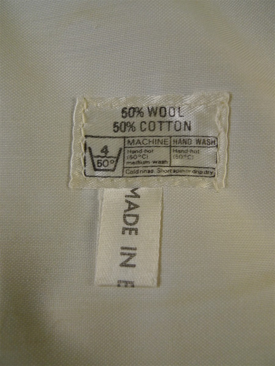 25/0947 vintage wool & cotton mix beige cavalry twill country trouser 34