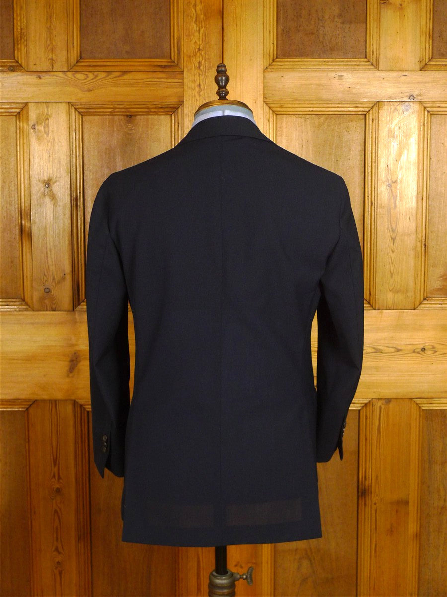 25/0974 immaculate vintage italian handmade dark blue mohair suit 39 regular