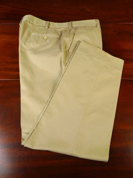 25/0950 immaculate cordings of piccadilly stone cotton drill chino trouser 38