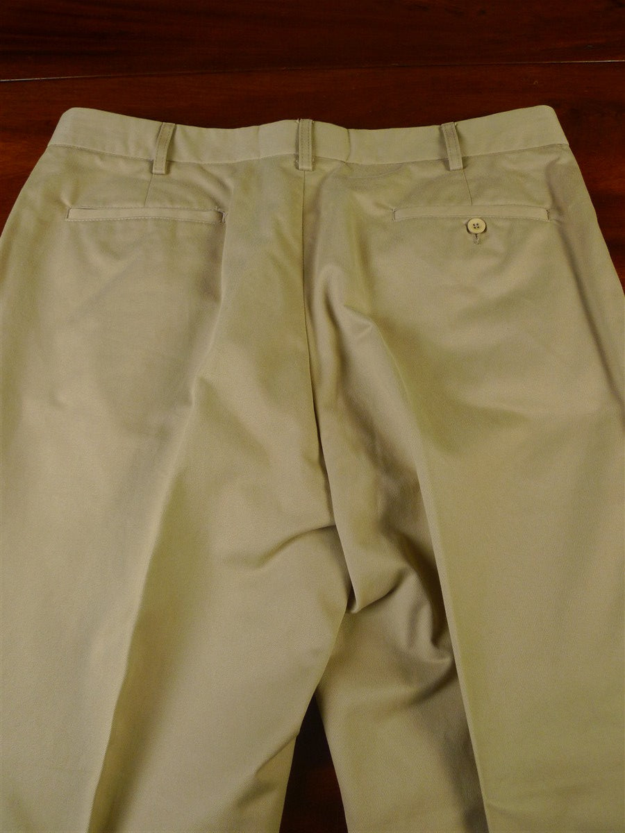 25/0950 immaculate cordings of piccadilly stone cotton drill chino trouser 38