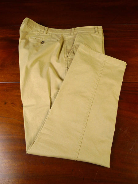 25/0945 immaculate cordings of piccadilly stone cotton chino trouser 38