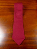 25/0960 immaculate new & lingwood wine red woven knit silk tie