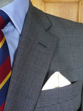 25/0989 immaculate jermyn street grey nailhead weave suit jacket sports blazer 42 long