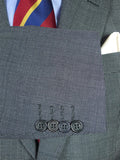 25/0989 immaculate jermyn street grey nailhead weave suit jacket sports blazer 42 long