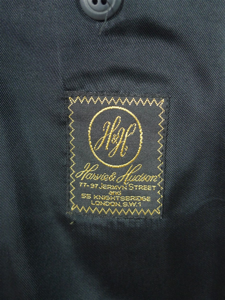 25/0989 immaculate jermyn street grey nailhead weave suit jacket sports blazer 42 long