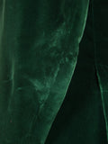 25/0990 stunning genuine 1950s vintage bottle green pure silk-velvet smoking / dinner jacket 37 regular