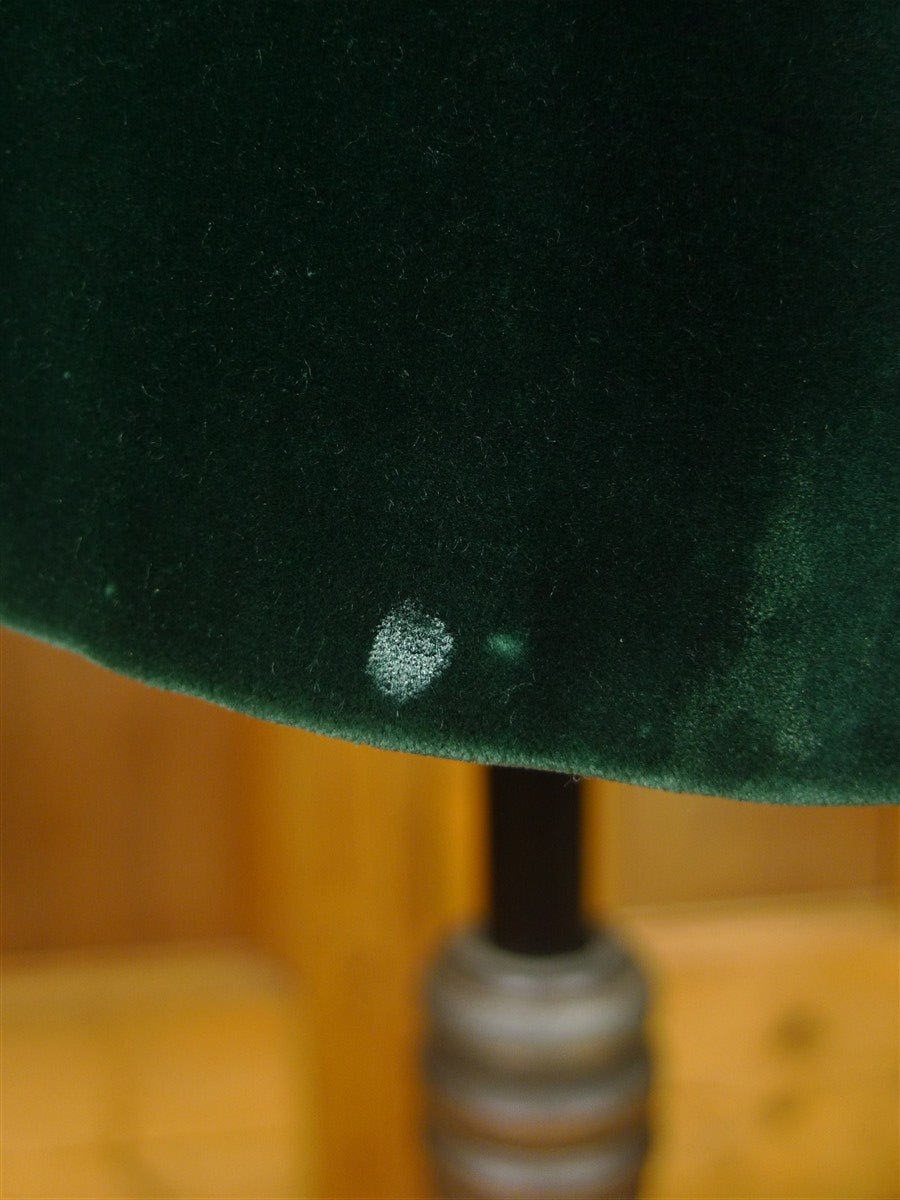 25/0990 stunning genuine 1950s vintage bottle green pure silk-velvet smoking / dinner jacket 37 regular