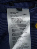 25/0991 immaculate crombie wool & linen lightweight summer boating blue stripe d/b blazer jacket 41 short