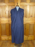 25/0995 immaculate budd piccadilly arcade blue herringbone wool dressing gown xl (rrp £795)