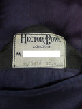 25/1003 wonderful genuine 1945 ww2 cc41 era navy royal blue stripe d/b worsted 3-piece de-mob suit 39 regular