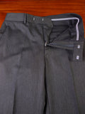 25/0999 immaculate bespoke holland & sherry grey herringbone worsted suit 39 short
