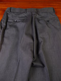 25/0999 immaculate bespoke holland & sherry grey herringbone worsted suit 39 short