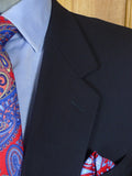 25/0998 vintage harrods dark blue wool suit 44 regular