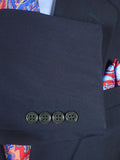 25/0998 vintage harrods dark blue wool suit 44 regular