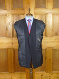 25/0998 vintage harrods dark blue wool suit 44 regular
