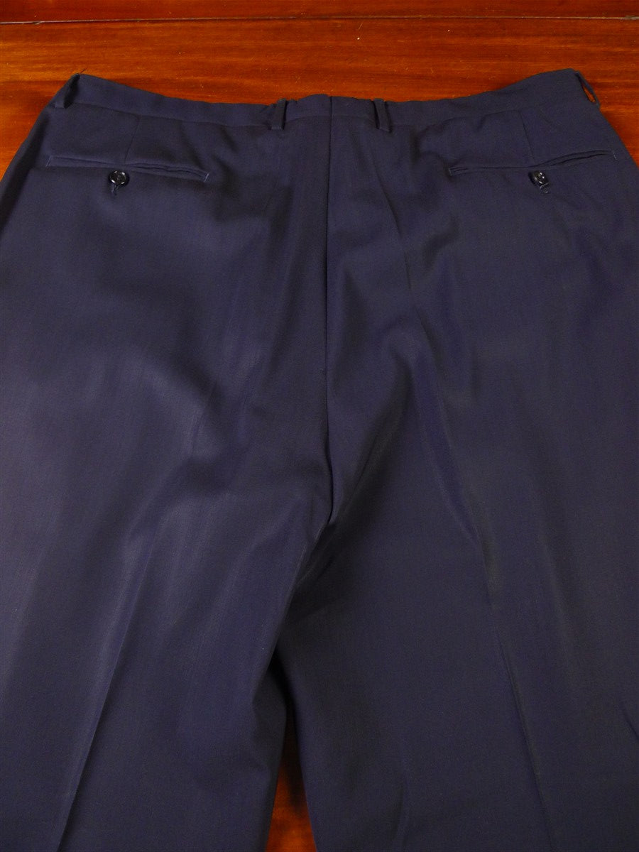 25/0998 vintage harrods dark blue wool suit 44 regular