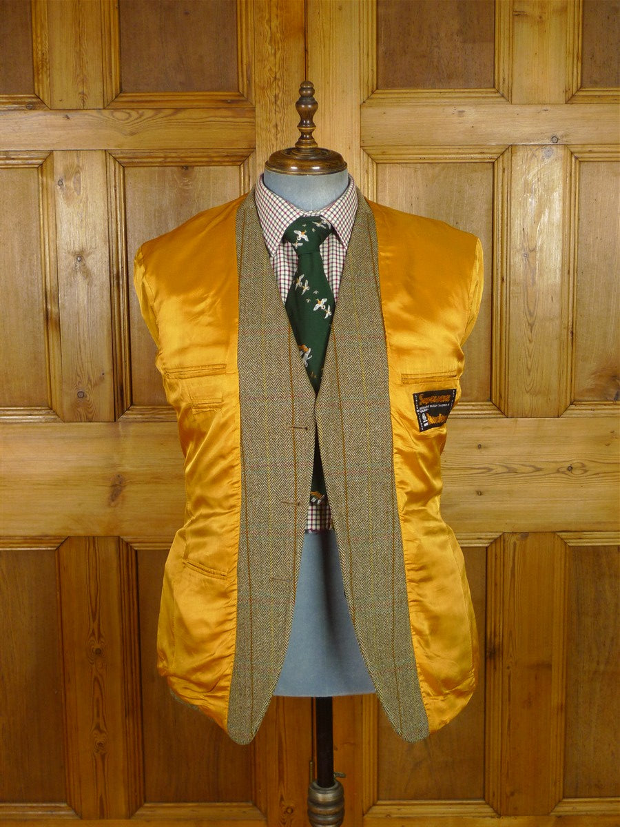 25/0988 bladen brown wp check tweed jacket 42 short