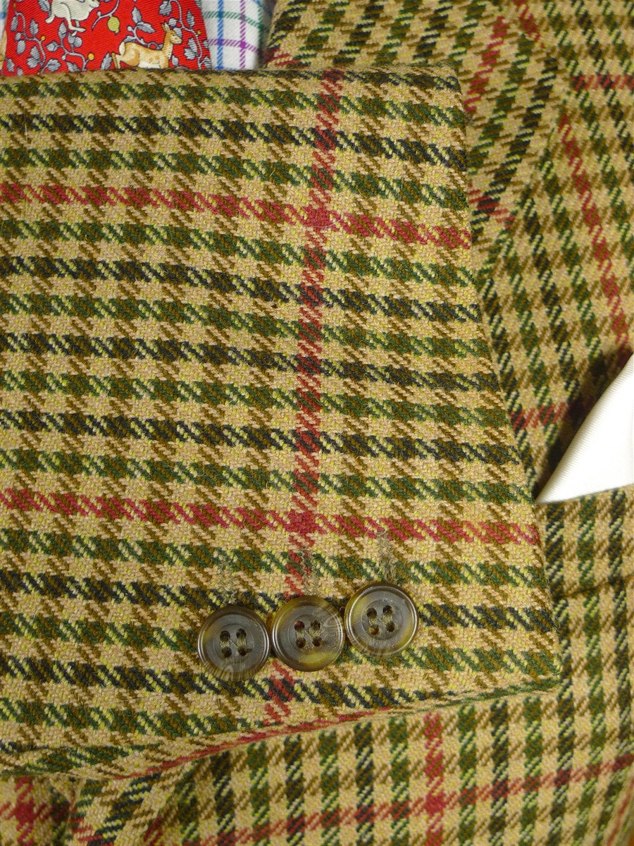 25/0986 near immaculate john g hardy gun check tweed sports jacket 42 long