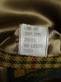 25/0986 near immaculate john g hardy gun check tweed sports jacket 42 long