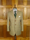 25/1008 immaculate daks jermyn street gun check wool tweed sports jacket blazer 40 regular