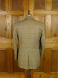 25/1008 immaculate daks jermyn street gun check wool tweed sports jacket blazer 40 regular
