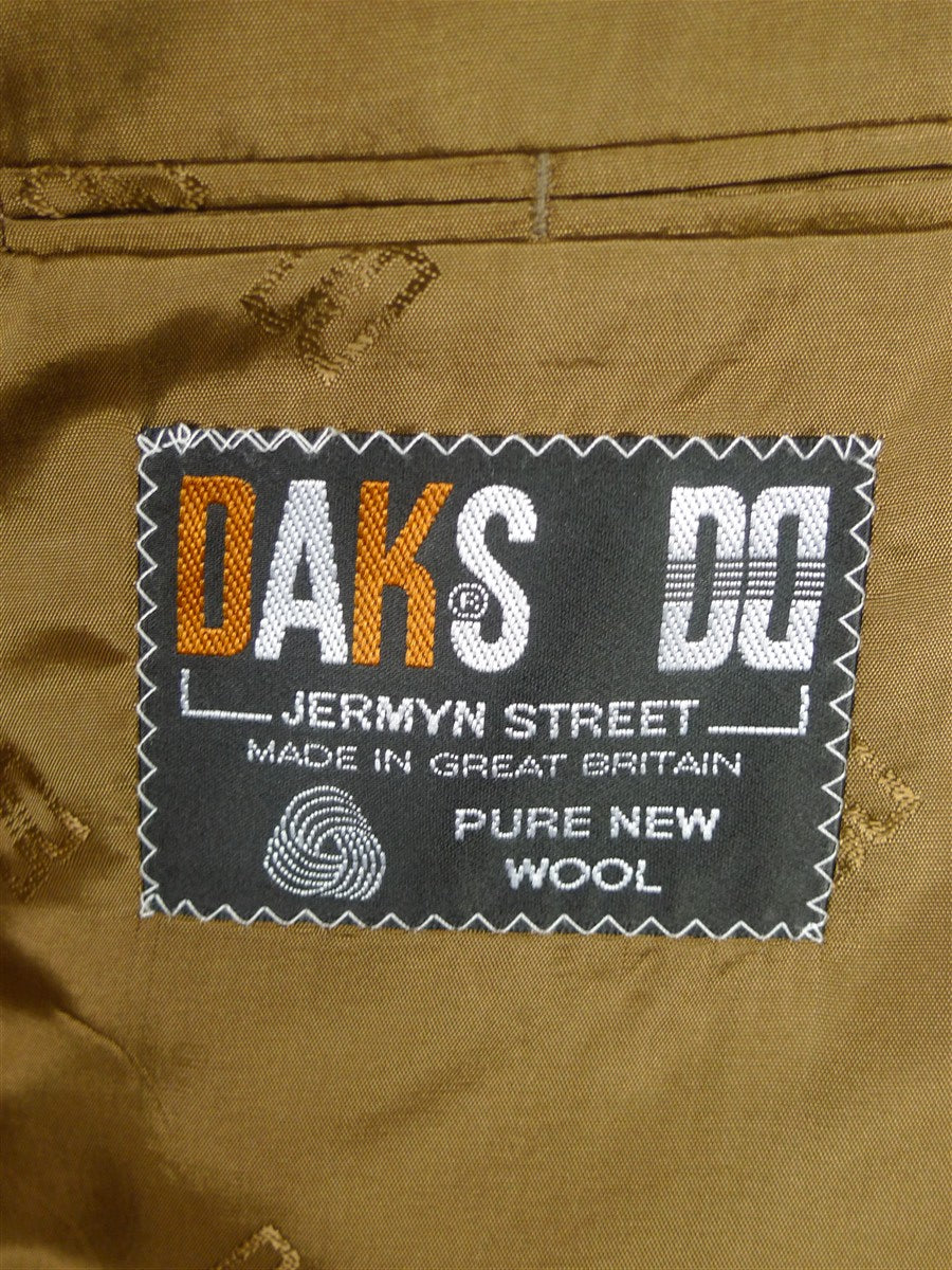 25/1008 immaculate daks jermyn street gun check wool tweed sports jacket blazer 40 regular