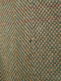25/1025 beautiful heavyweight 1940s 1950s vintage simpson piccadilly green wp check tweed overcoat 41-42