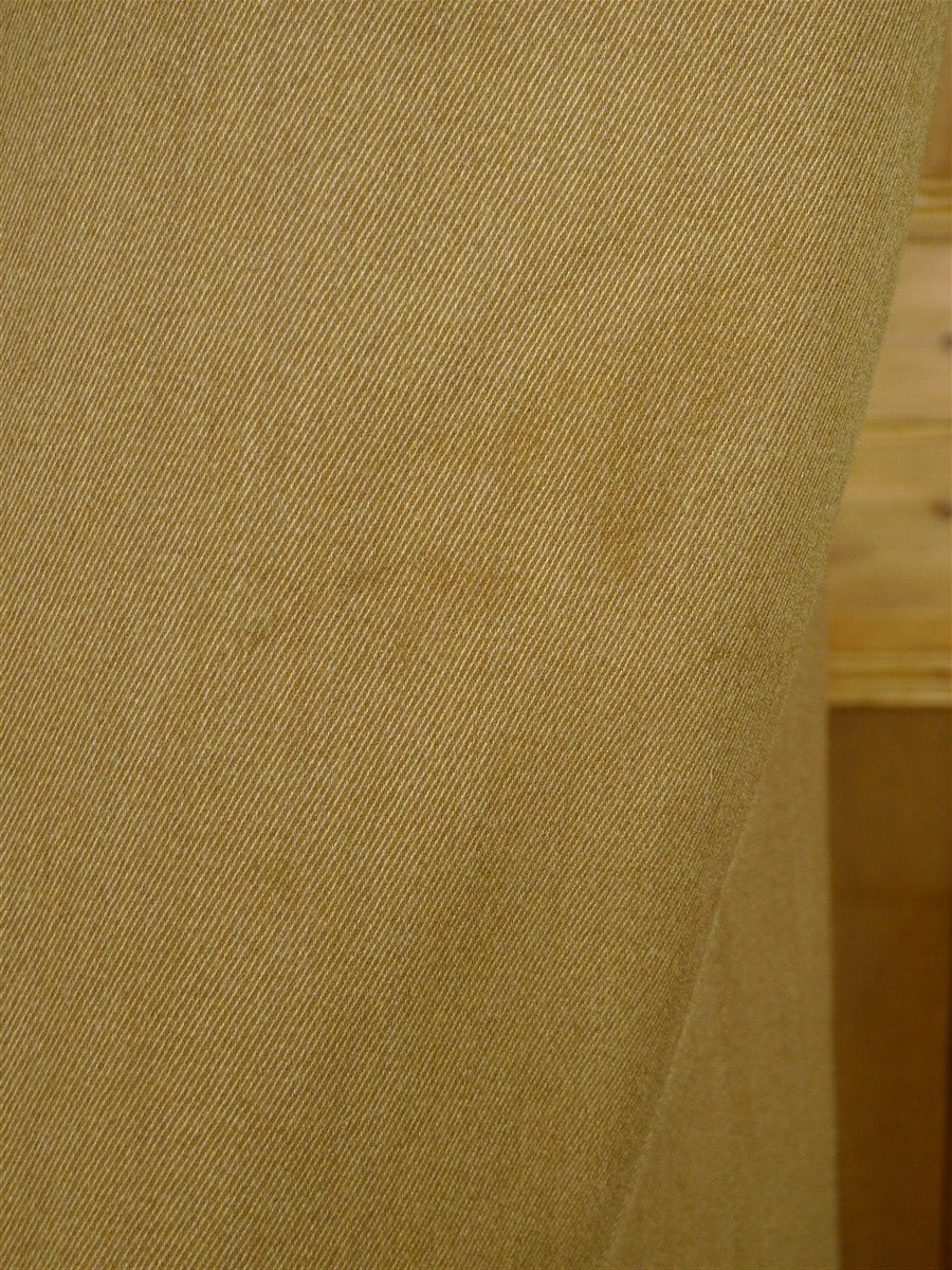 25/1027 vintage daks london tan cavalry twill covert coat overcoat w/ velvet collar 40