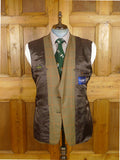 25/1006 immaculate gieves & hawkes savile row brown gun check pure cashmere sports jacket blazer 43-44 regular