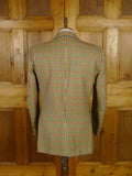 25/1007 near immaculate gieves & hawkes savile row gun check wool tweed sports jacket blazer 43-44 regular