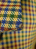 25/1007 near immaculate gieves & hawkes savile row gun check wool tweed sports jacket blazer 43-44 regular