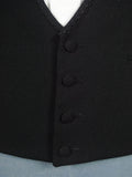 25/1020 wonderful 1960s 1970s vintage daks piccadilly worsted mix textured black dinner jacket & matching waistcoat 38 regular