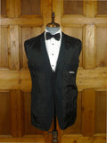 25/1021 wonderful vintage 1970s terylene retro black textured dinner suit 40 long