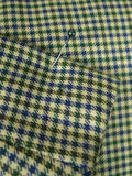 25/1013 gieves & hawkes savile row green check pure cashmere sports jacket blazer 43-44 regular