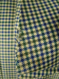 25/1013 gieves & hawkes savile row green check pure cashmere sports jacket blazer 43-44 regular