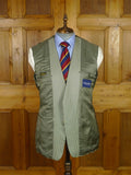 25/1013 gieves & hawkes savile row green check pure cashmere sports jacket blazer 43-44 regular