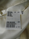 25/1016 gieves & hawkes savile row canvassed cream 100% linen blazer jacket 43-44 regular