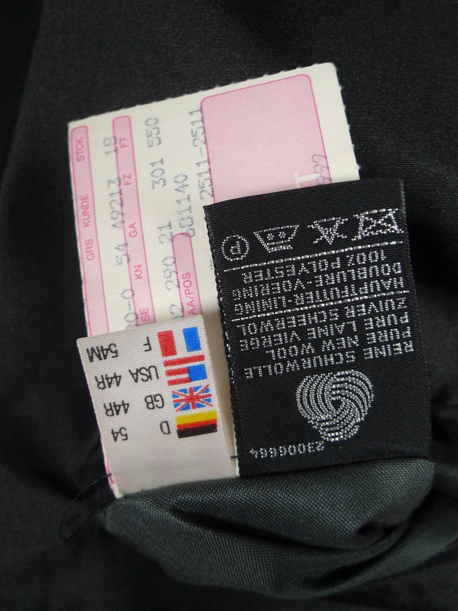 25/1018 immaculate gieves & hawkes savile row black wool shawl dinner jacket 39 regular