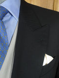 25/1031 immaculate gieves & hawkes savile row black heringbone wool morning coat 42-43 regular