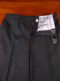 25/1019 immaculate gieves & hawkes savile row black wool evening trouser (matches 25/1018) 34
