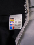 25/1019 immaculate gieves & hawkes savile row black wool evening trouser (matches 25/1018) 34