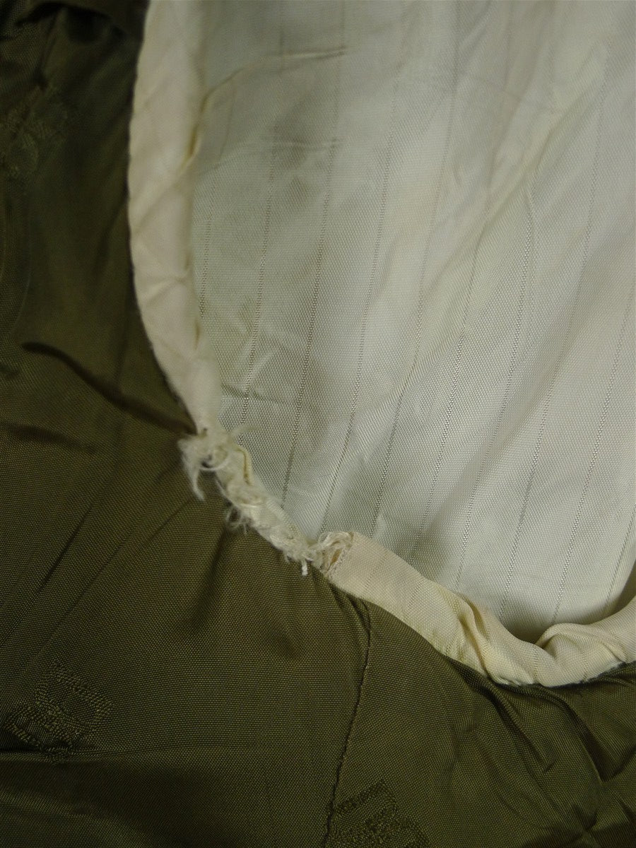 25/1010 daks jermyn street green gun check wool tweed half norfolk style sports jacket w/ suede trims 44 short