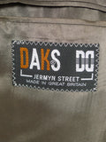 25/1034 immaculate vintage daks gun check wool & 20% silk sports jacket blazer 43-44 regular