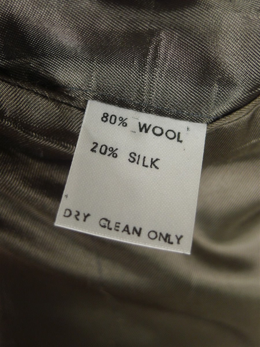 25/1034 immaculate vintage daks gun check wool & 20% silk sports jacket blazer 43-44 regular