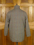 25/1037 immaculate haggart of aberfeldy green sporting check heavyweight tweed shooting jacket coat 38-39