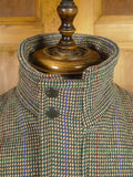 25/1037 immaculate haggart of aberfeldy green sporting check heavyweight tweed shooting jacket coat 38-39
